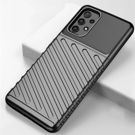 Thunder Case Flexibel Robuste Panzer Handyhülle TPU Schutzhülle für Samsung Galaxy A72 4G grün