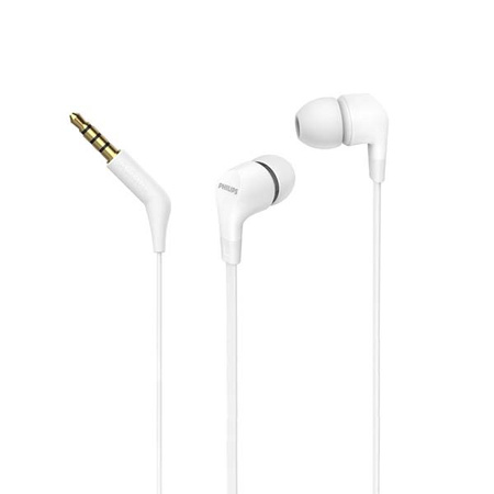 SŁUCHAWKI PHILIPS DOUSZNE PRZEWODOWE BIAŁE TAE1105WT