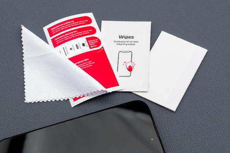 FORCELL - zestaw czyszczący do ekranów LCD 4w1 (ściereczka mokra i sucha, szpatułka, stikery)