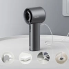 Mini dmuchawa Jisulife Handheld Fan Pro1 S FA53PRO przenośny wiatraczek wentylator USB - ciemnoszary