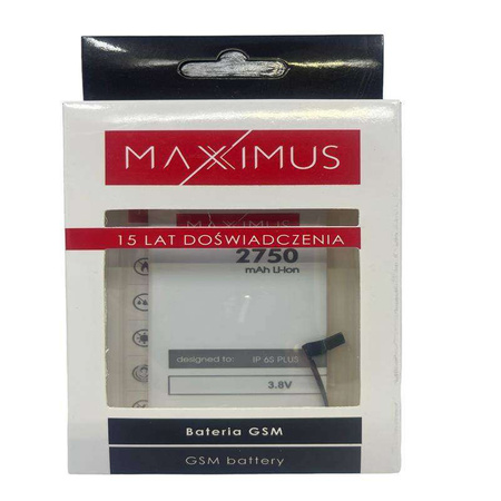 Battery for APPLE IPHONE 6S+ PLUS 2750mAh Maxximus