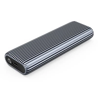 Kieszeń dyskowa M.2 NVME USB-C 3.2 - szara