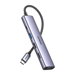 Adapter HUB UGREEN CM478 USB-C to HDMI, USB-A 3.0, 2x USB-A 2.0, PD