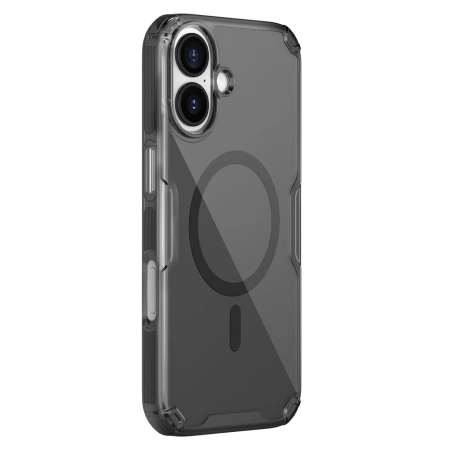Nillkin Nature TPU Pro Magnetic Case Compatible with MagSafe for iPhone 17 - Translucent Black