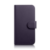 iCarer Wallet Case 2in1 Hülle iPhone 14 Leder Flip Cover Anti-RFID dunkellila (WMI14220725-DP)