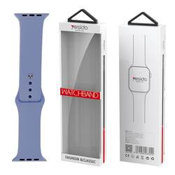 Yesido WB44 Silikonowy Pasek do Apple Watch S 38/40/41 (97+110) #49 NIEBIESKI