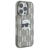 Karl Lagerfeld nakładka do iPhone 16 Pro 6,3" KLHCP16LHKLPKHK czarna Hardcase IML Karl Head Electroplated