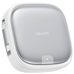 Kabel rozwijany 3w1 50W z pudełkiem MicroUSB/USB-C/Lightning srebrny/silver USAMS SJ650USB02 (US-SJ650)