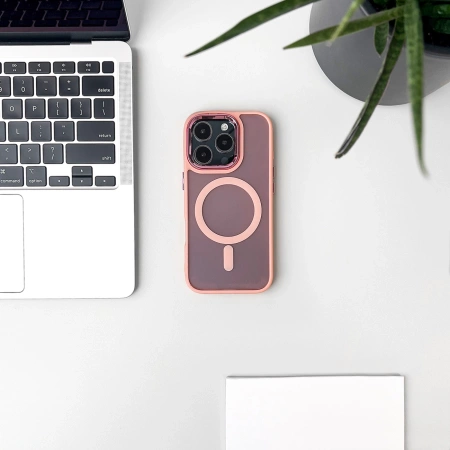 Magnetic Collection MagSafe iPhone 16 Pro Case - Pink