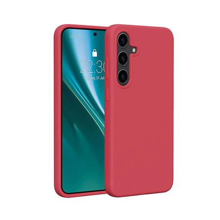 Etteri Silicone case do Samsung Galaxy S25 Edge malinowa