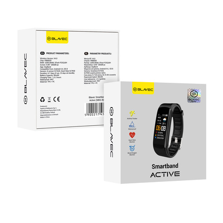 Blavec Smartband SB01 Active (SB01-B) czarny