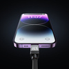 USB - Lightning 2.4A 1m cable Baseus CoolPlay - black
