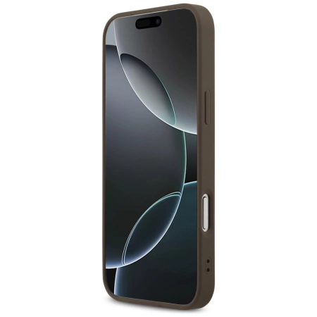 Etui Guess 4G Classic na iPhone 17 Pro Max - brązowe