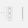 Baseus self-adhesive foldable phone holder white (LUXZ000002)