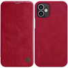 Nillkin Qin skórzana kabura etui iPhone 12 mini czerwony