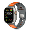 TECH-PROTECT ICONBAND LINE APPLE WATCH 8 / 9 / 10 / 11 / SE / ULTRA (44 / 45 / 46 / 49 MM) GREY/ORANGE