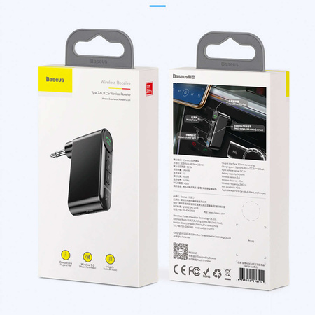 Bluetooth-AUX-Sender Baseus BSBA-02 (Overseas Edition) – schwarz