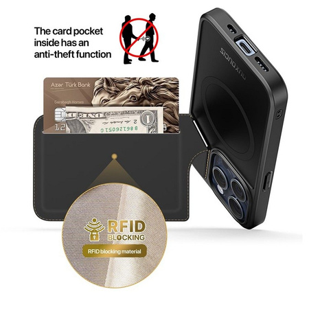 DUX DUCIS Rafi II Mag - etui back cover z podstawką kompatybilne z MagSafe do iPhone 14 Pro