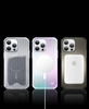 Kingxbar PQY Go Out Series Magnethülle für iPhone 14 Plus MagSafe Silber