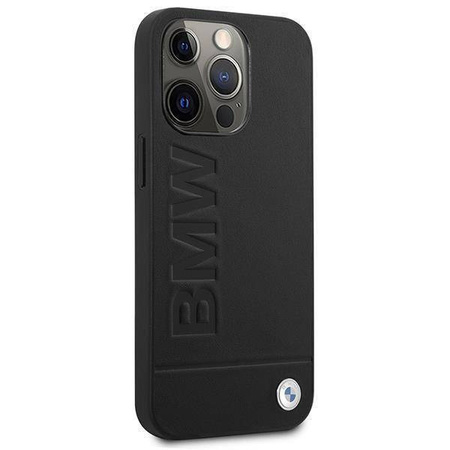 Hülle BMW BMHMP14SSLLBK iPhone 14 6.1&quot; schwarz / schwarz Hardcase Signatur Logo Aufdruck Magsafe