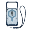 Etui UAG Pathfinder Clear MagSafe Bundle ze smyczą na iPhone 17 Pro Max - niebieskie
