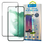 Bestsuit 3D Edge Nano Flexi Glass Full Screen Tempered Glass Film With Frame For Samsung Galaxy S22 + (S22 Plus) Transparent