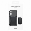 Samsung Rugged Gadget Case für Samsung Galaxy S23+ Rugged Cover Ring Holder Stand Grau (EF-RS916CBEGWW)