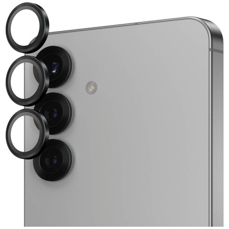 Szkło hartowane na obiektyw PanzerGlass Hoops Lens Protector do Samsung Galaxy S25 czarny