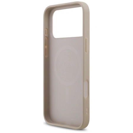 Guess 4G Printed Stripes MagSafe case for iPhone 17 Pro Max - pink