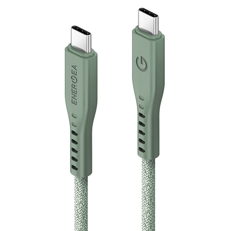 ENERGEA kabel Flow USB-C - USB-C1.5m zielony/geen 240W 5A PD Fast Charge
