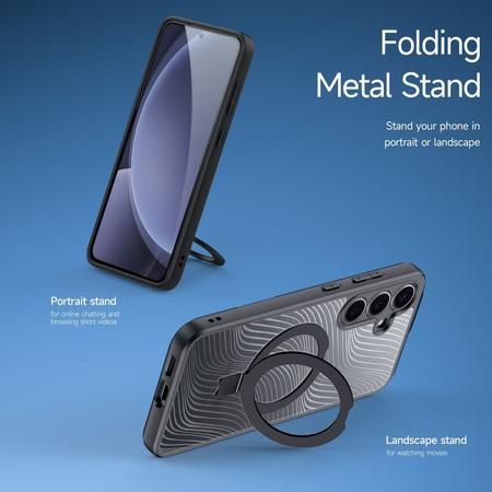 DUX DUCIS futerał AIMO MAG kompatybilny z MagSafe do SAMSUNG S25 Plus czarny