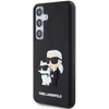 Oryginalne Etui KARL LAGERFELD hardcase 3D Rubber Karl&Choupette KLHCS24M3DRKCNK do Samsung Galaxy S24 Plus czarny