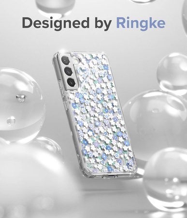 Ringke Fusion Design Armoured Case Cover mit Gelrahmen für Samsung Galaxy S22+ (S22 Plus) transparent (Seoul) (F593R89)