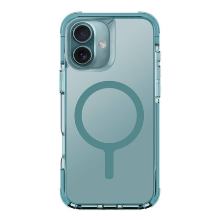 UNIQ etui Combat iPhone 16 Plus 6.7"      Magclick Charging zielony/teal green