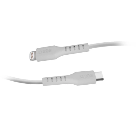 Kabel SBS TECABLELIGTC2W USB-C - Lightning  2 m - biały