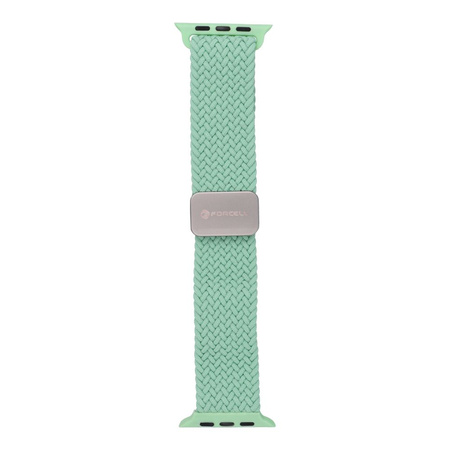 FORCELL F-DESIGN FA02 pasek magnetyczny nylonowy do APPLE Watch 38 / 40 / 41 mm pistacjowy