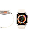 Sport Buckle Strap for Apple Watch Ultra/8/7/6/SE/5/4/3/2/1 (42, 44, 45, 49mm) Dux Ducis Strap GS Version - White
