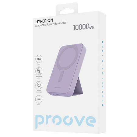 Proove power bank Hyperion 20W 10000mAh fioletowy