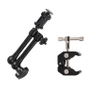 Clamp holder for camera, camera, microphone
