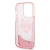 Karl Lagerfeld Liquid Glitter NFT Choupette Head - Etui iPhone 14 Pro (różowy)