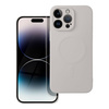 Futerał SILICONE MAG COVER (big hole) kompatybilny z MagSafe do IPHONE 17 Pro Max tytanowy
