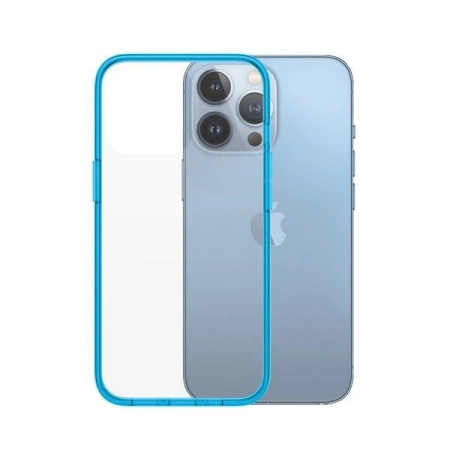 PanzerGlass ClearCase Antibacterial Military Grade Certified Case for iPhone 13 Pro - Transparent Blue