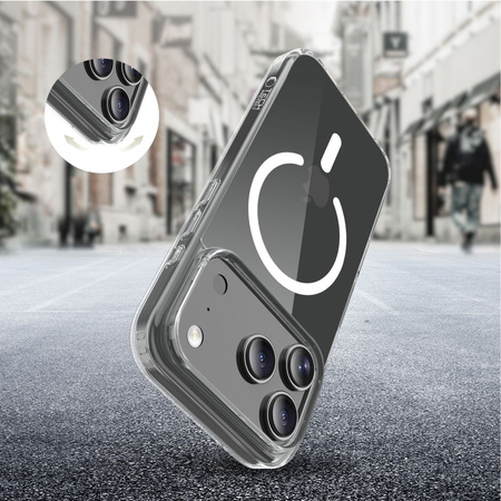 TECH-PROTECT FLEXAIR HYBRID MAGSAFE IPHONE 17 PRO MAX CLEAR