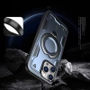 Hybrid Armor Trendige Hülle mit MagSafe für iPhone 16 Pro Max – Blau