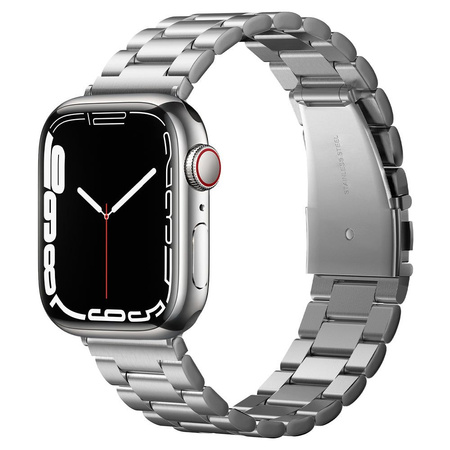 Case APPLE WATCH 2 / 3 / 4 / 5 / 6 / SE (42/44 MM) Spigen Modern Fit Band silver