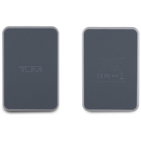 Ładowarka indukcyjna TUMI składana 3w1 15W + pokrowiec szary