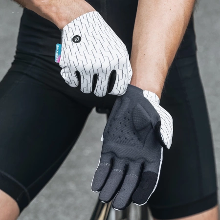 Rockbros Sporthandschuhe Frühling-Sommer Größe XL - Weiß und Schwarz