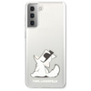 Karl Lagerfeld KLHCS21MCFNRC S21+ G996 hardcase transparent Choupette Fun