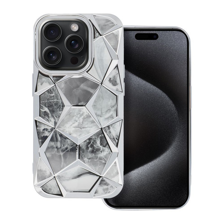 Futerał TWINKI do IPHONE 15 PRO MAX srebrny