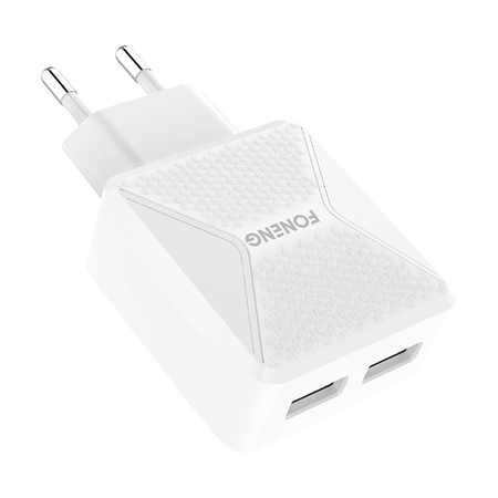 Charger Foneng EU50 GaN , 35W 2x USB-C to Type-C to Lightning (White)